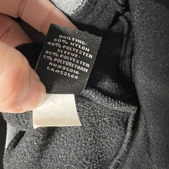 Straight Down Jacket Womens Small Golf Full Zip Stretch Quilted Gray Logo - Picture 11 of 13